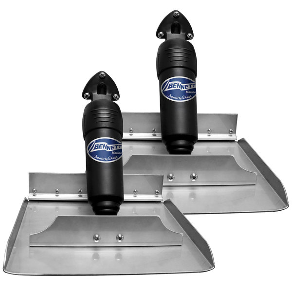 Bennett Bennett 1212 Hydraulic Trim Tab Set without Controls - 12" x 12" 6BT-50000-52-00